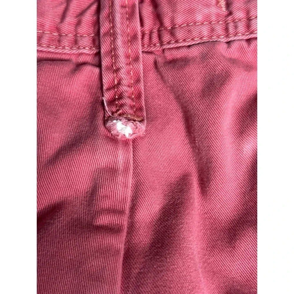Polo Ralph Lauren Mens Chino Shorts‎ Pink Salmon Cotton Twill Size 36 Flat Front